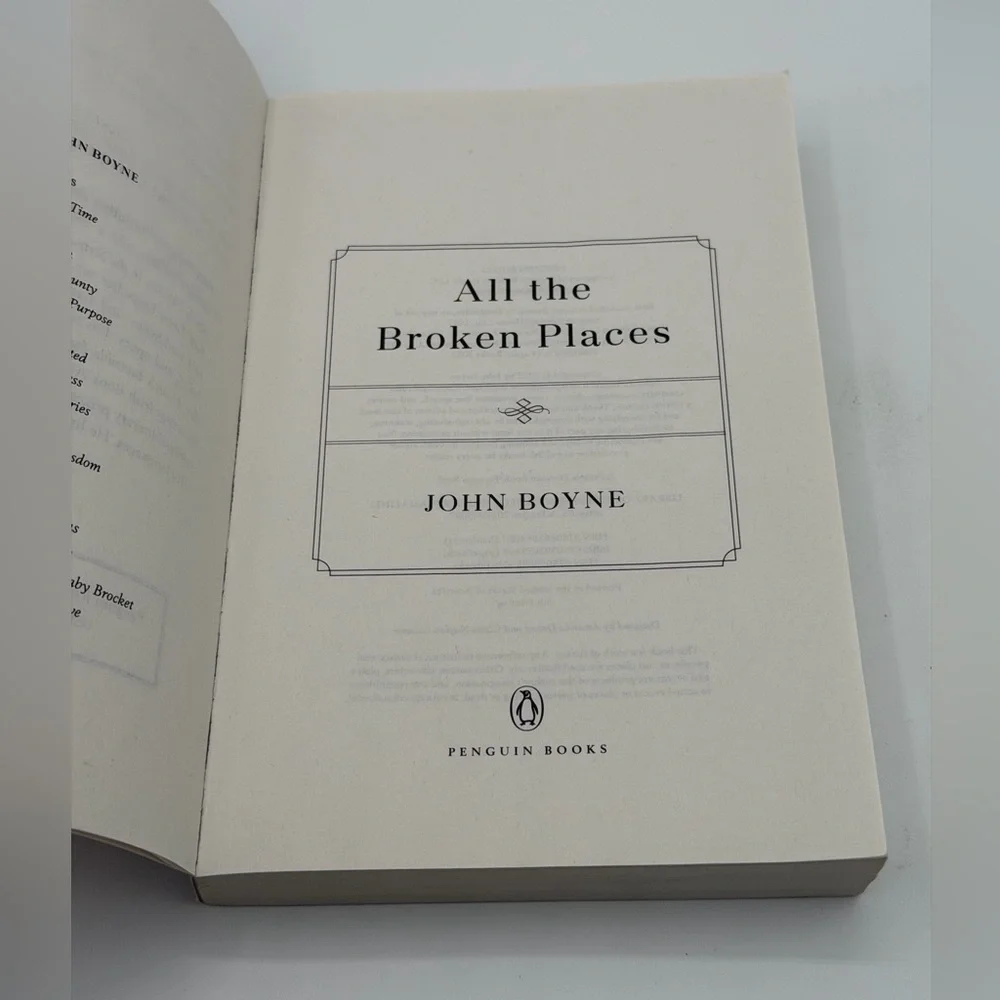 All The Broken Places: A Novel by John Boyne (Paperback Book, 2022)